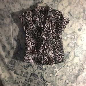 Style and Co ruffled cap sleeves